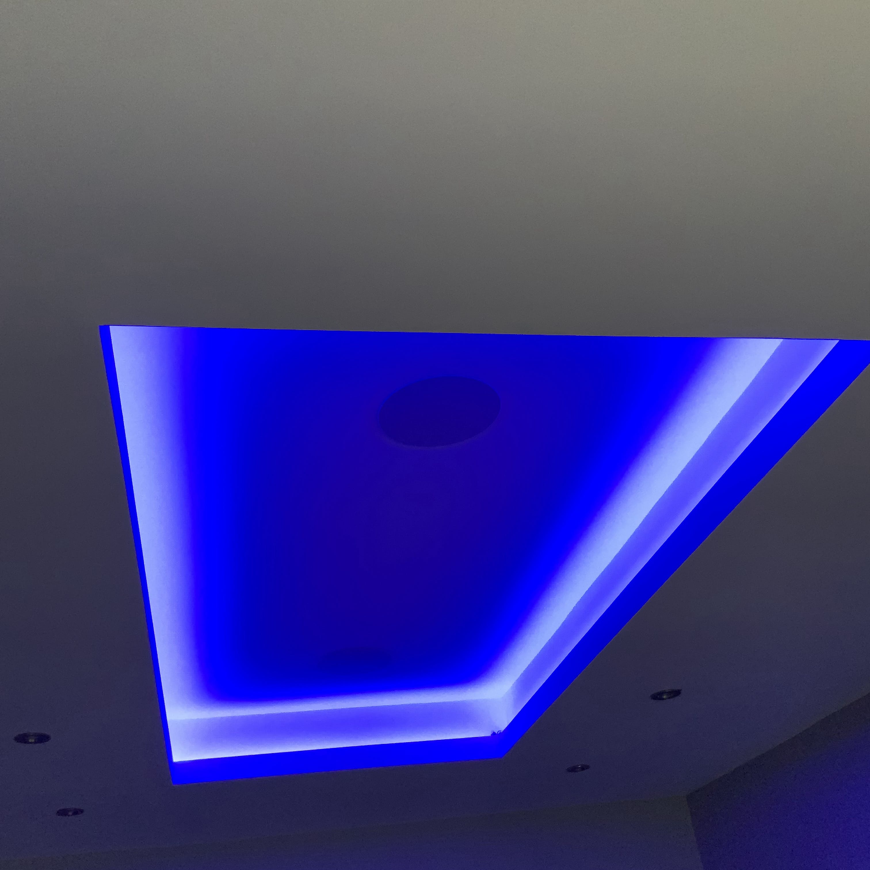 RGBW lighting in a dropped ceiling